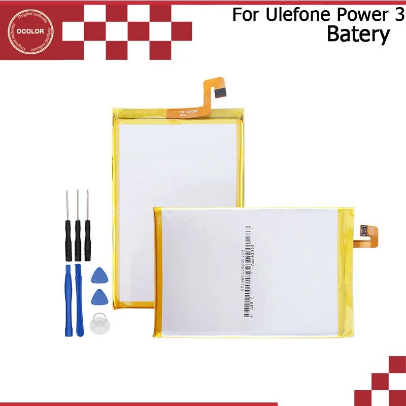 Ocolor для Ulefone power 3 батарея большой емкости запасная с инструментами 3S смартфон в