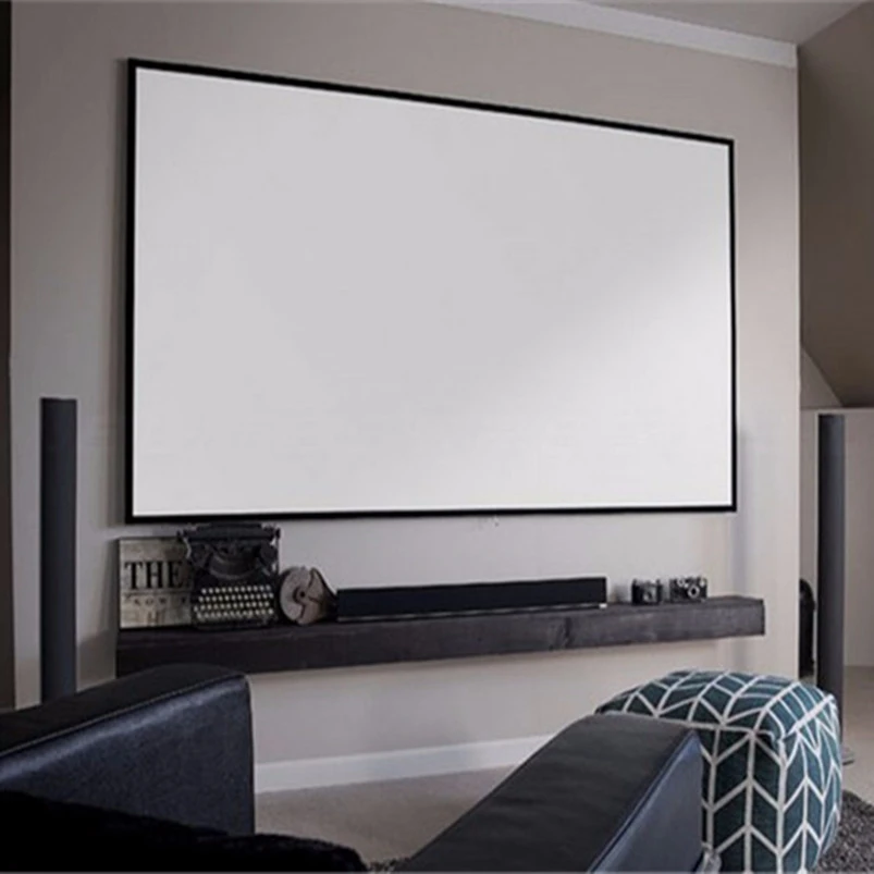 F2HWAW 16:9 формат HDTV для домашнего кинотеатра тонкий ободок с фиксированной рамкой