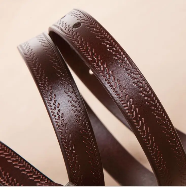 ZPXHYH Hot Fashion Women Lady Vintage Boho Metal Leather Double Buckle Waist Belt Waistband women's real leather cowhide belts |
