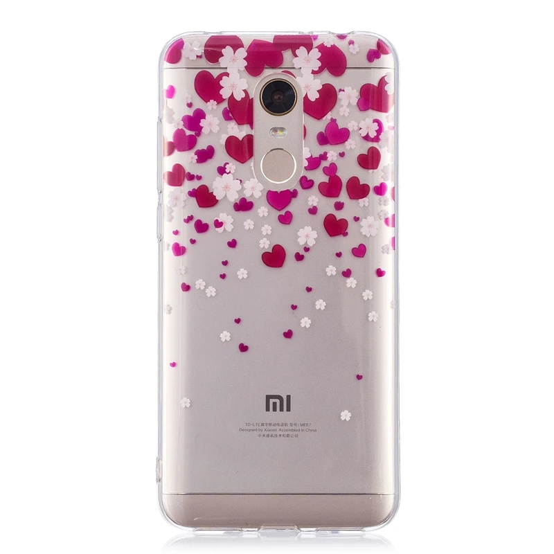 Чехол для Xiaomi Redmi 5 Plus с милым ананасом пончиками прозрачный силиконовый мягкий