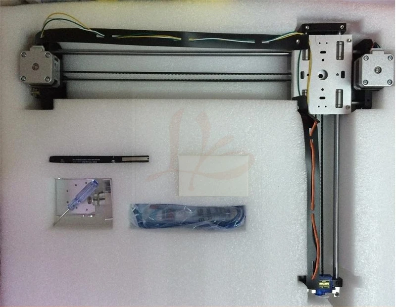 Собранная X Y ось DIY Lybot Рисунок фотография с ручкой полностью алюминиевый Металл
