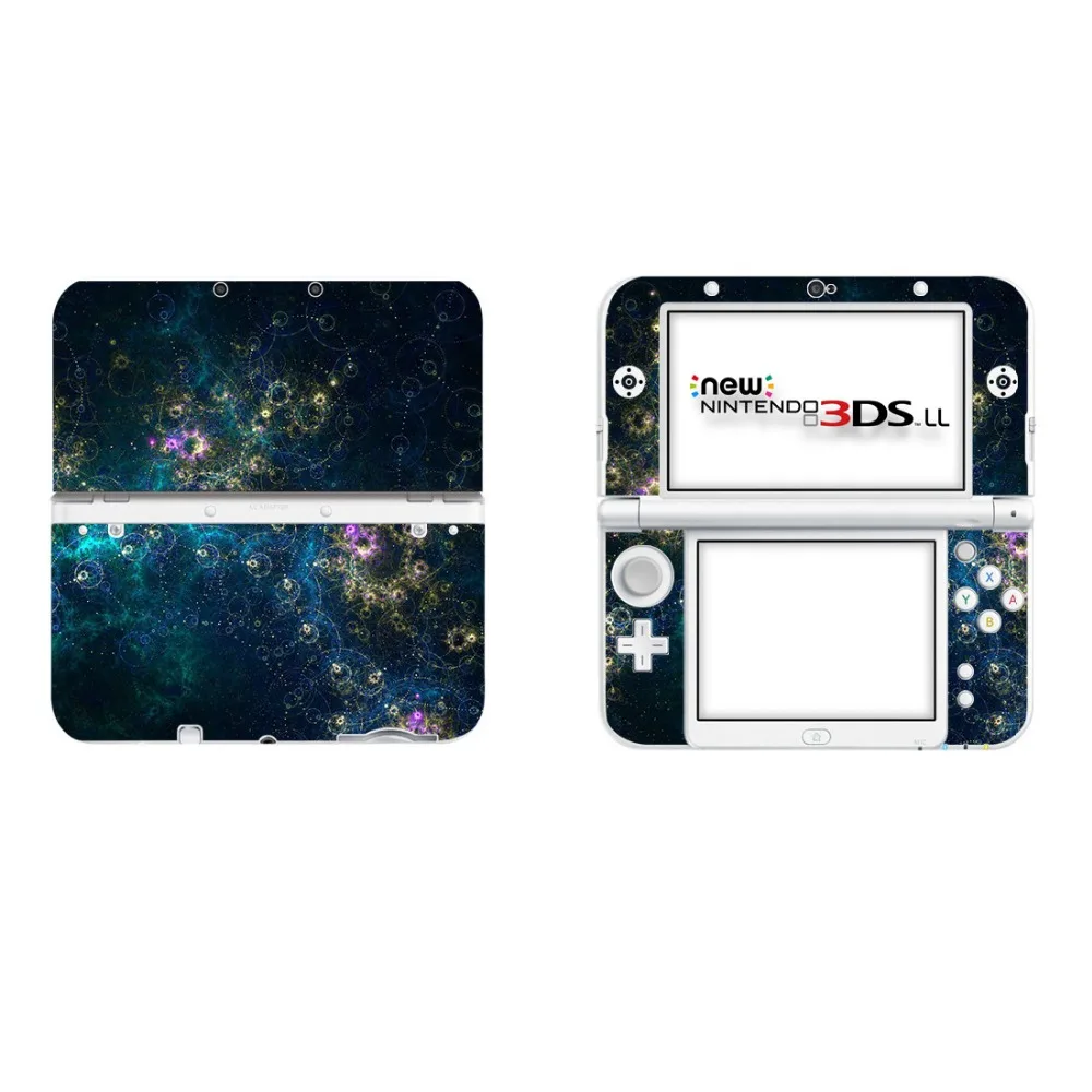 Game Stickers Skin For New Nintend 3DSLL Controller Console Gamepad Protector Cover Accessory Starry Sky | Электроника