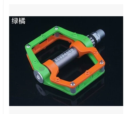 Цвет: желтый Новые педали Wellgo Xpedo лицевые XMX18AC MTB алюминиевый корпус 9/1" 3 цвета на выбор, сверхлегкие педали - Цвет: Цвет: желтый