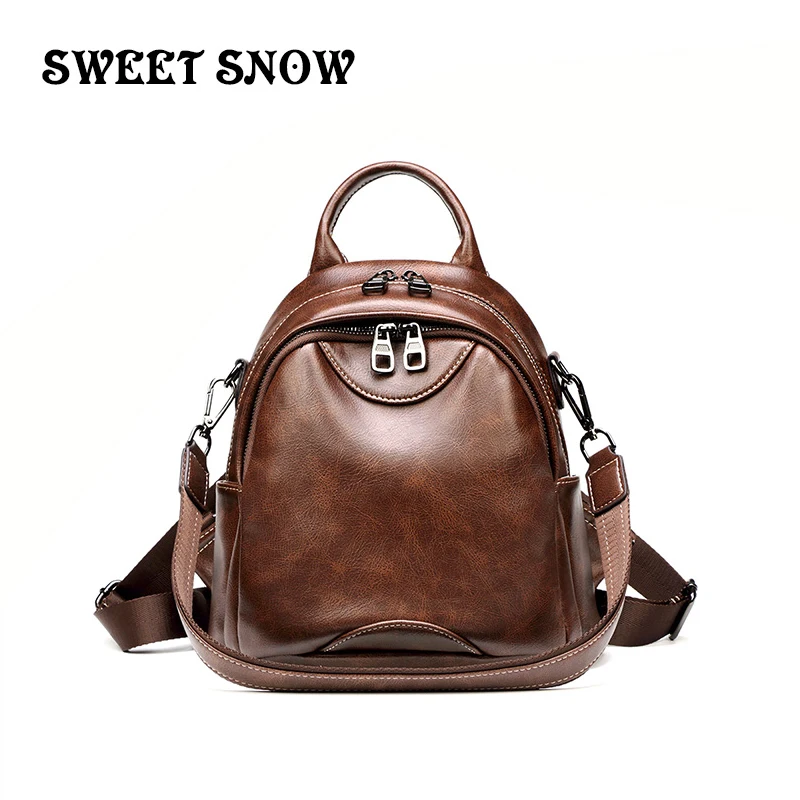 Новый женский рюкзак mochila feminina модный многофункциональный кожаный женская сумка