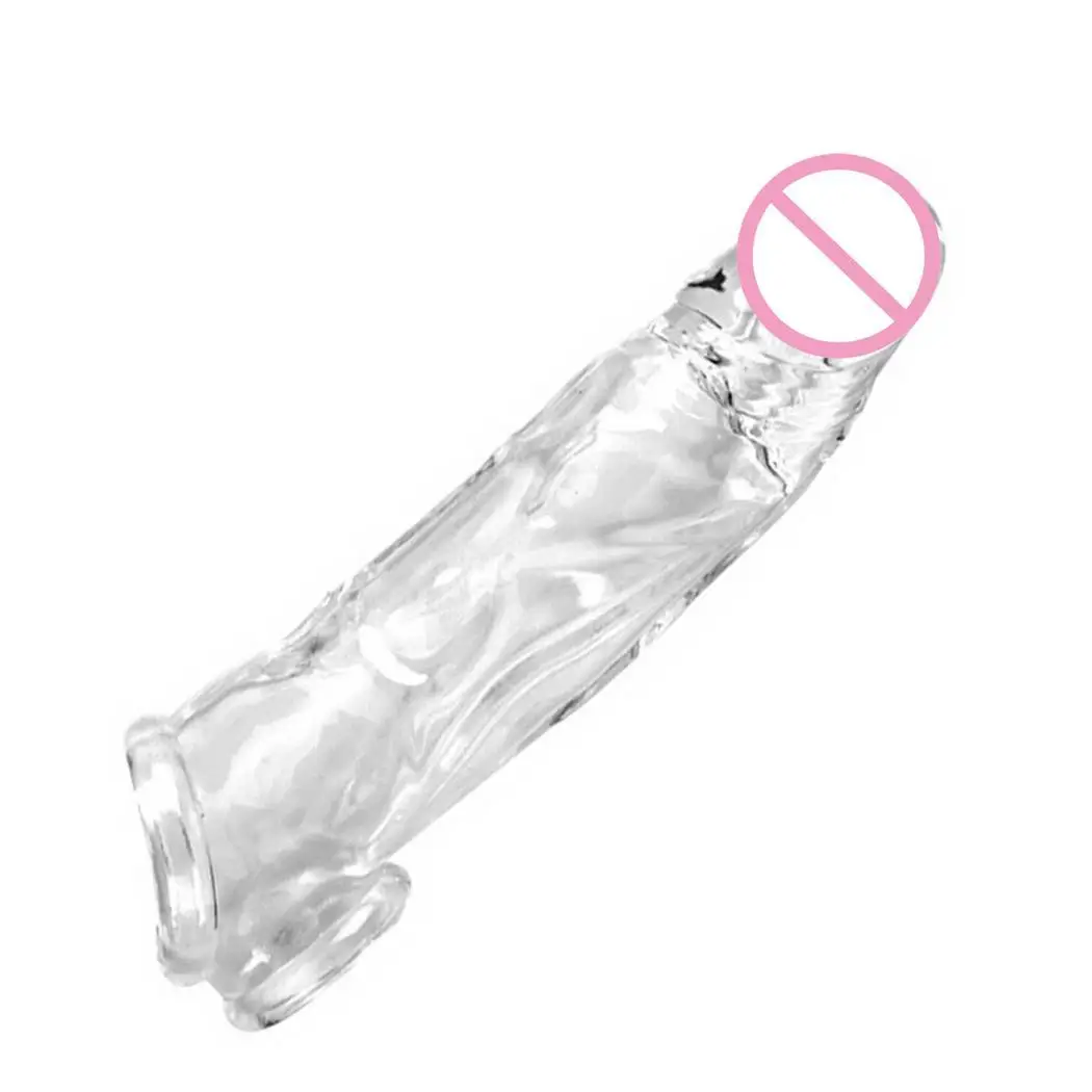 Men Sex Silicone Massage Cup Handheld Natural Transparent Wand Delay 4cm/1.6inch Massager 16.5cm/6.5inch | Красота и здоровье