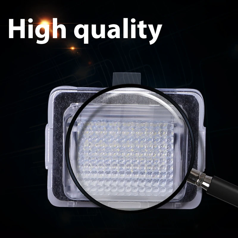 2X LED Number License Plate Light For Mercedes Benz C-Class W204 W212 W221 CL-Class W216 White Canbus Lights | Автомобили и