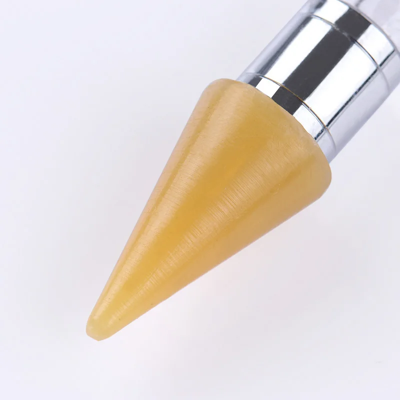 1 шт. двойная ручка карандаш стразы шпильки вощеный синий красный кристальная