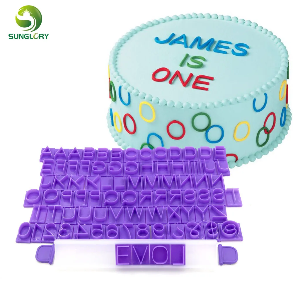 Набор пластиковых формочек для печенья сделай сам 85 шт.|cake mold fondant|moldes fondantcutter number |