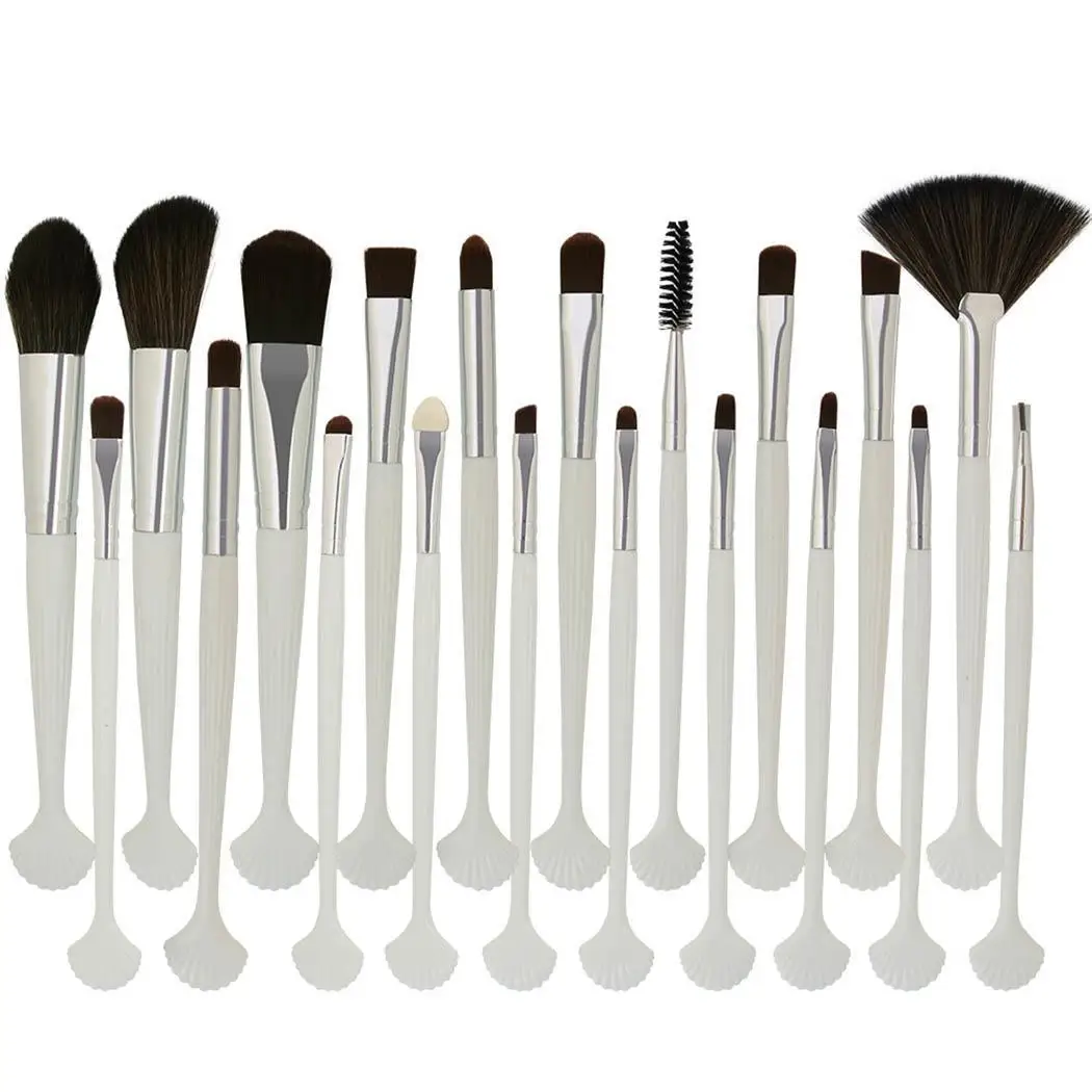 20pcs As Shell Correctors Eyeshadow Face Foundation Brushes Makeup Home Salon Tools etc Set Travel Brush 20PCS Lips Picture |