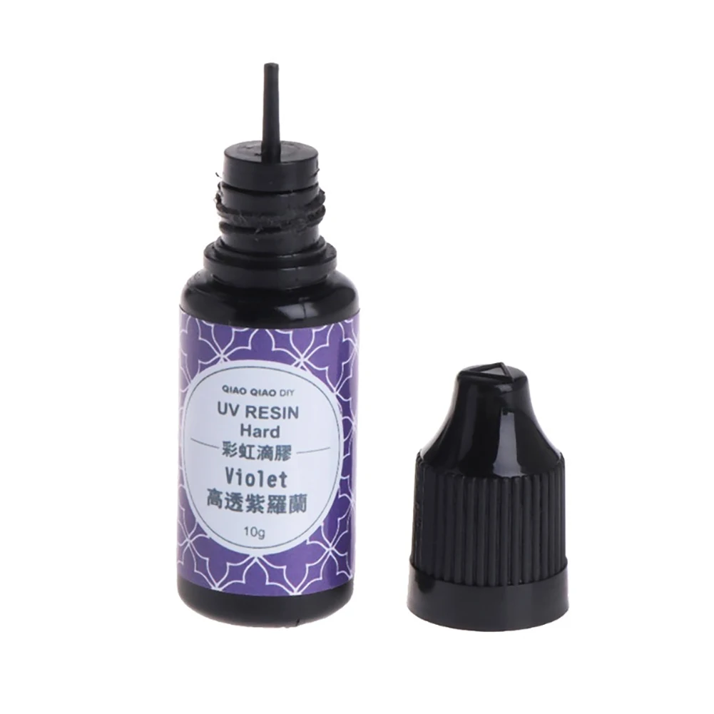 10g UV Resin Glue Epoxy Ultraviolet Curing Transparent Colorant Pigment DIY Jewelry Craft Decoration shipping | Украшения и