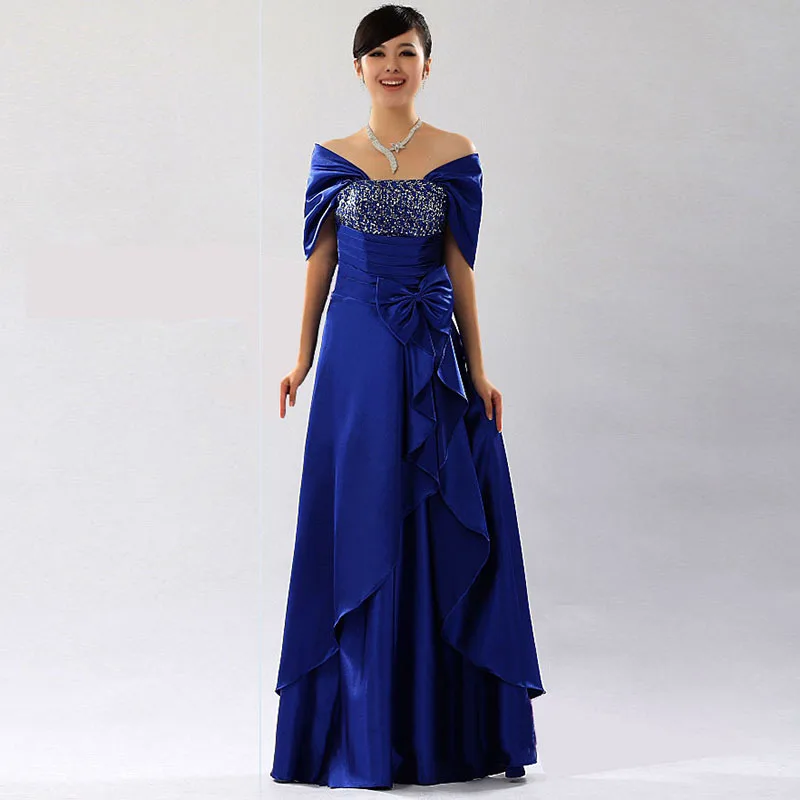 Новинка 2020 модные платья для матери невесты атласное платье в пол с бантом и