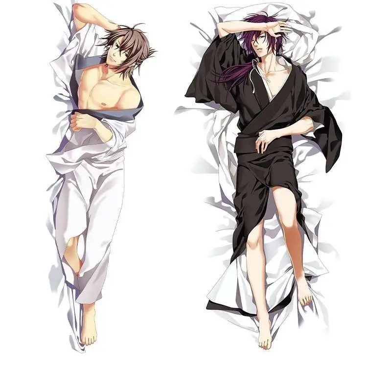 

Anime Dakimakura cover Hakuouki Shinsengumi Kitan pillowcase Hug Body Pillow Cover cartoon Pillow cases Throw pillowslip