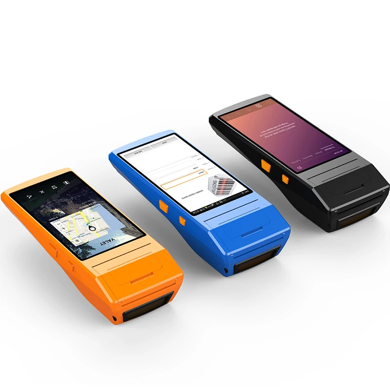 Оплата pos терминал ручной принтер 58 мм NFC 1D 2D Сканер Штрих Кода Android 5 1 устройства