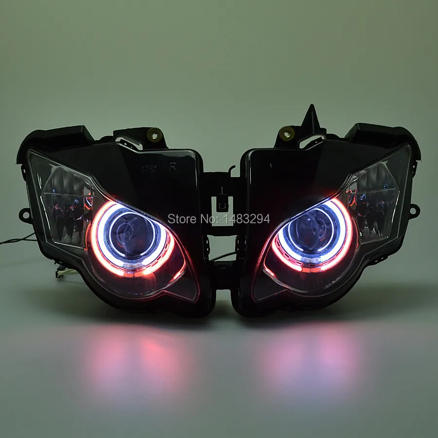 35 Вт HID двойные галогенные глаза в сборе фары Подходит для Honda CBR1000RR CBR1000 RR 2008 2011