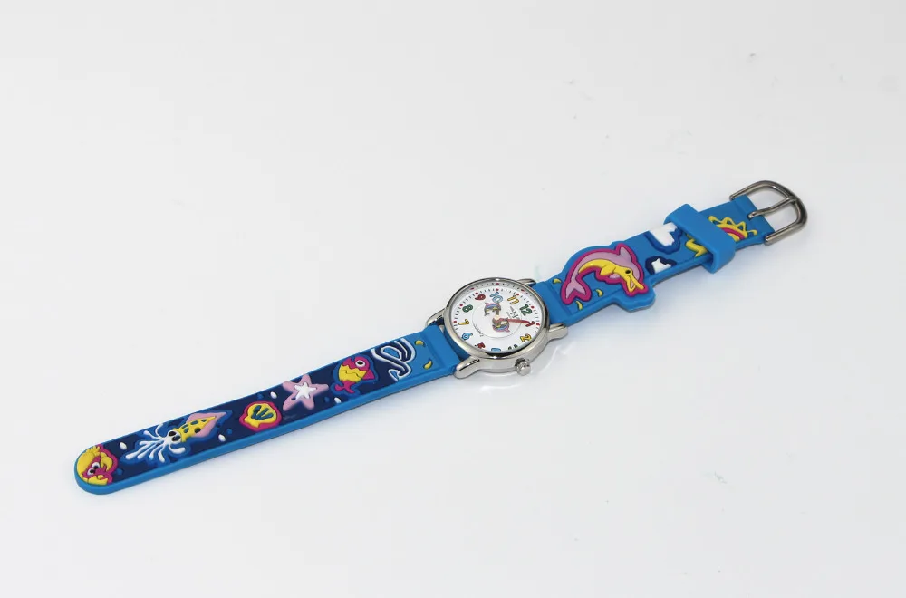 

New Arrival Hansying Brand Children 3D Dolphin Strap Quartz Waterproof Watch Kids Girls Boys Watches Students Clock Reloj