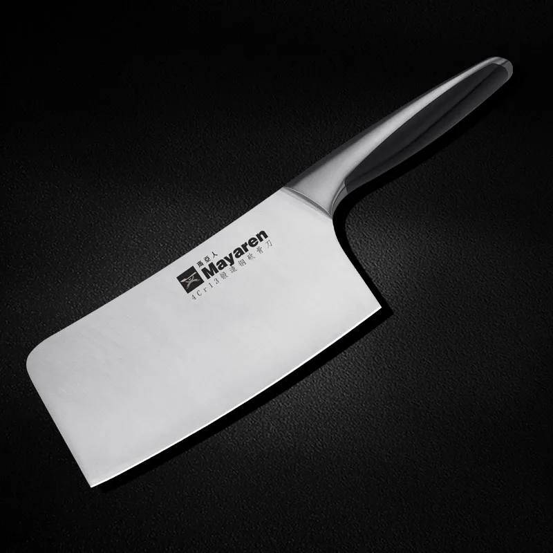 Free Shipping MAYA Stainless Steel Forged Kitchen Chop Bone Cut Meat Dual-purpose Knife Chef Cooking Knife Cleaver Chopper Knife