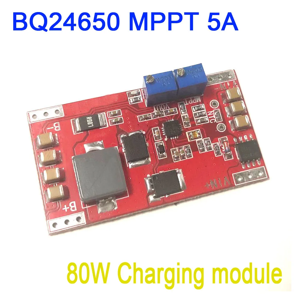 BQ24650 5A MPPT солнечная панель литий свинцово кислотная батарея зарядное устройство