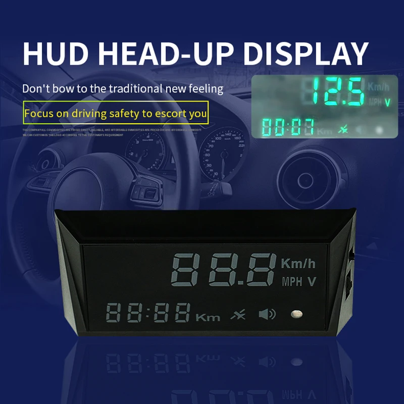 Автомобиль gps HUD Универсальный Автомобильный Head Up Дисплей Smart цифровой измеритель