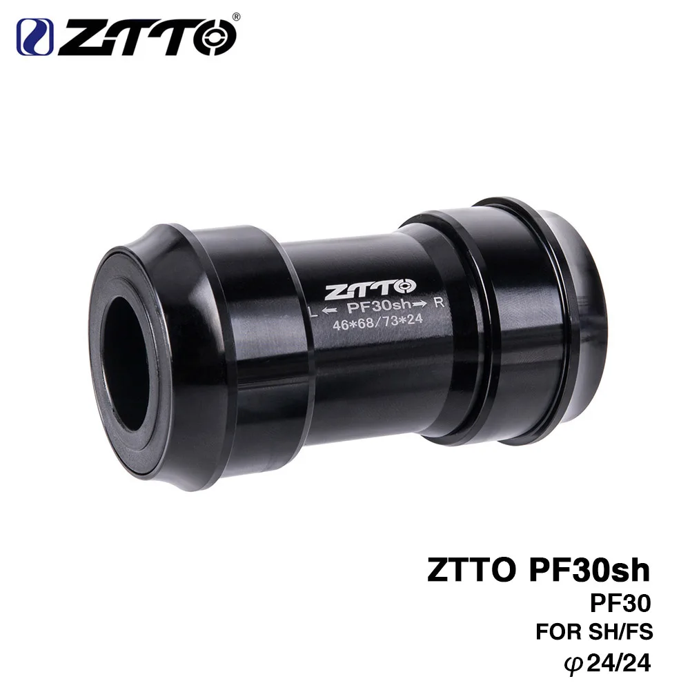 ZTTO PF30sh PF30 24 адаптер велосипеда Пресс Fit нижние тормоза для MTB горный велосипед запчасти для PF30 68/73 мм 46 мм рама оболочка
