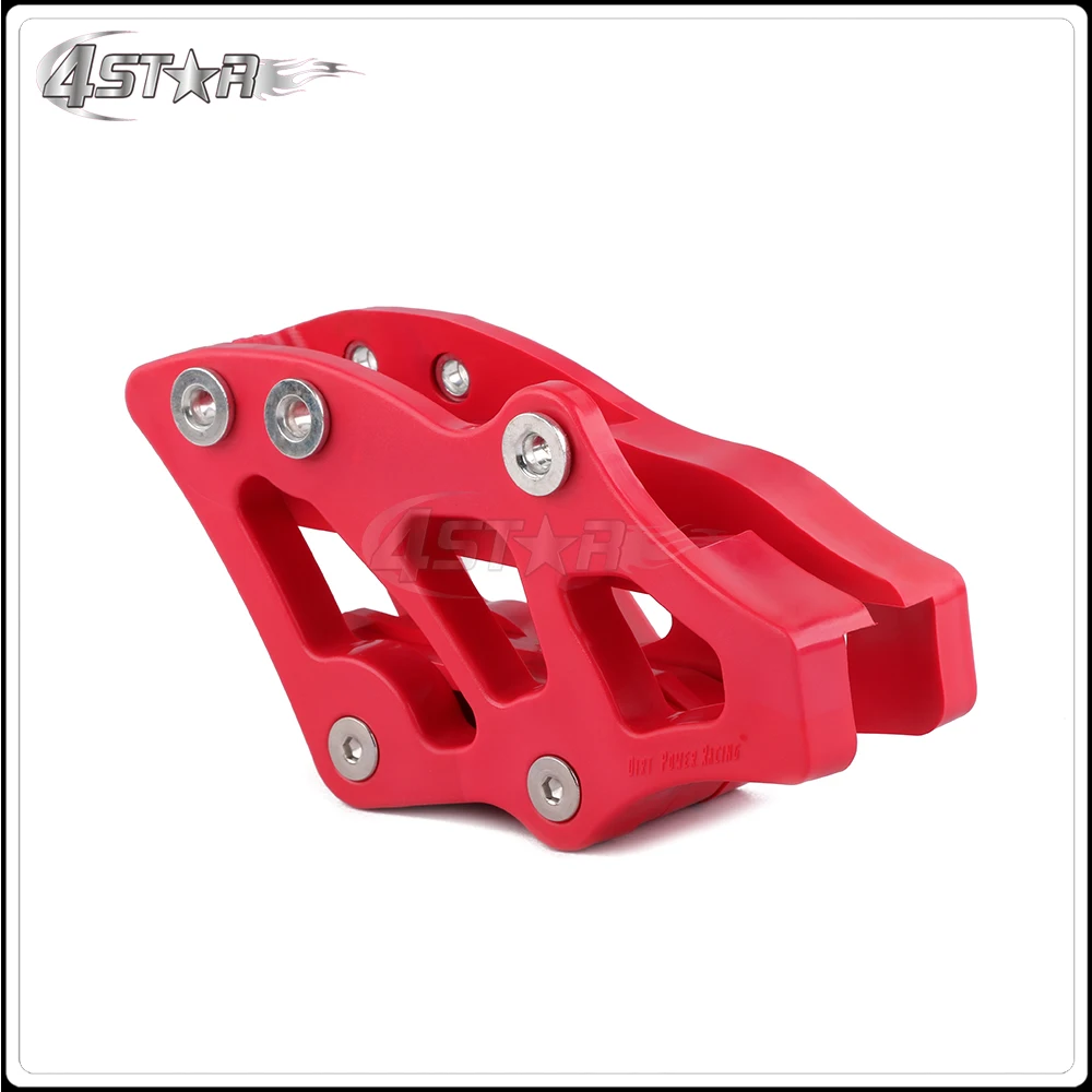 Красная пластиковая защитная направляющая цепи мотоцикла защита звездочки для