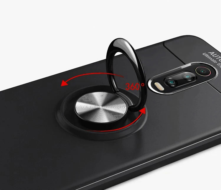 MAKAVO для Xiao mi Red mi K20 Pro Чехол mi 9T кольцо держатель мягкий матовый Силиконовый чехол для задней панели чехол для Red mi K30 5G чехол для телефона s