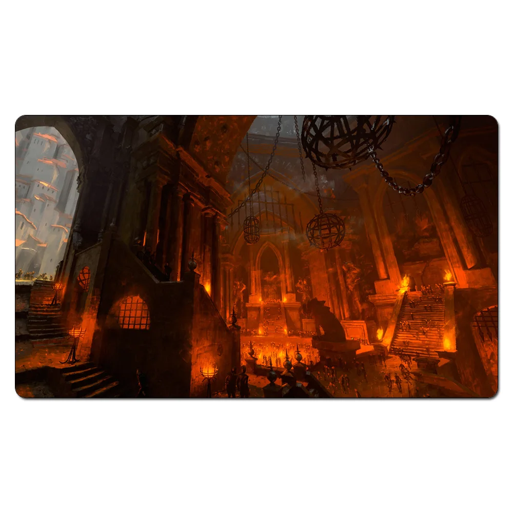 Ravnica Ten Guilds Rakdos игровой коврик, волшебный коврик для настольных игр, коврик для настольной игры с бесплатной подарочной сумкой, Прямая поставка - Цвет: Rakdos