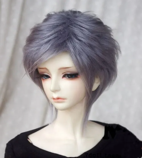 Высшее качество 1/3 1/4 1/6 серебристо серый BJD Hair SD Doll парик для шарнирной куклы