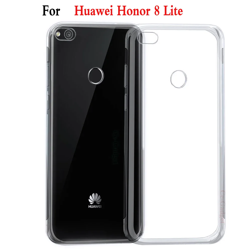For Huawei Honor 8 lite Ultra-thin Clear TPU Case and silicon Soft Back Cover case | Мобильные телефоны и аксессуары