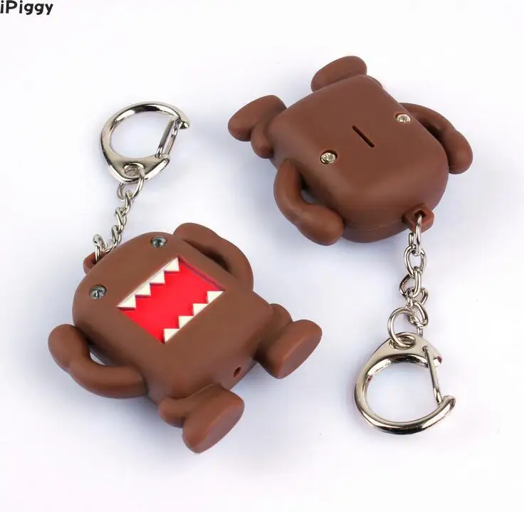 IPiggy Ультра-яркий светодиодный Симпатичный мини Домо Кун фигурку игрушки брелок с