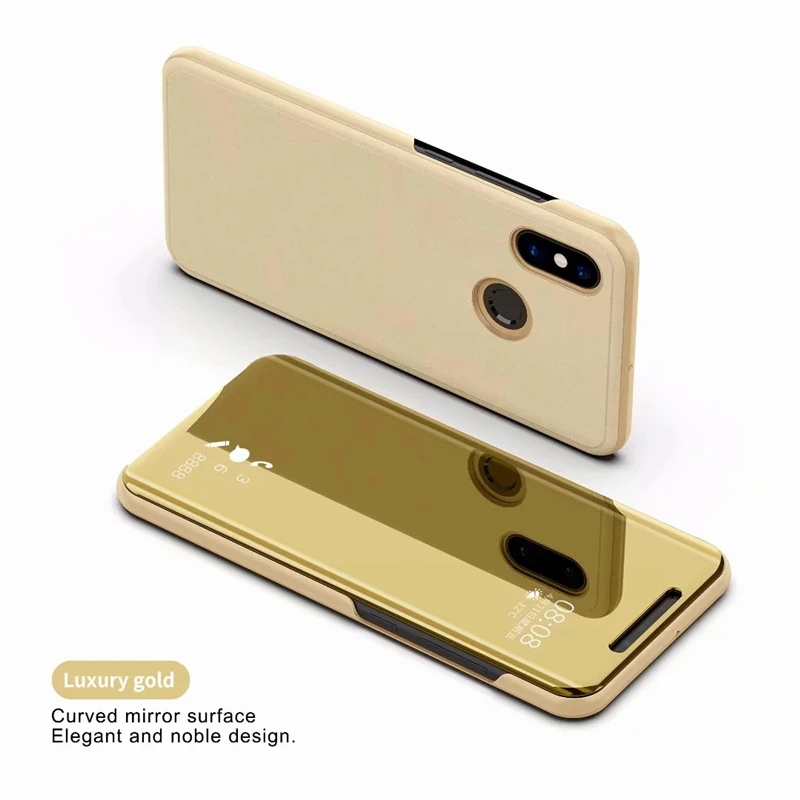 Прозрачный зеркальный чехол из поликарбоната для Xiaomi 5C 5X6 6X8 SE Pocophone F1 Max3 Note 3 Mix2 на Redmi Note 4X5 5 Plus 6 Pro 6A S2
