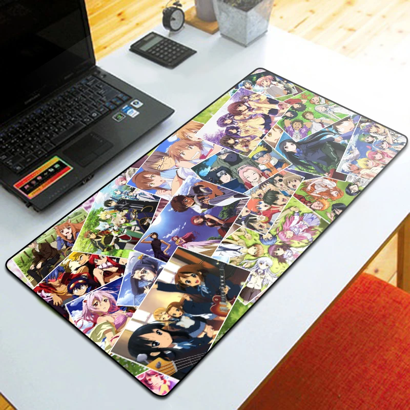 FFFAS 100x50 см большой коврик для мыши коврик японского аниме ONE PIECE Наруто DRAGON BALL Коврик для мыши настольный ноутбук компьютерная Подушечка для демонстрации США Великобритания