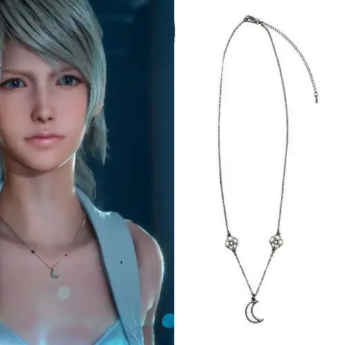 Аниме Final Fantasy XV FF15 Lunafreya Nox Fleuret принцесса Луна Ожерелье Косплей Подарочная бутафория