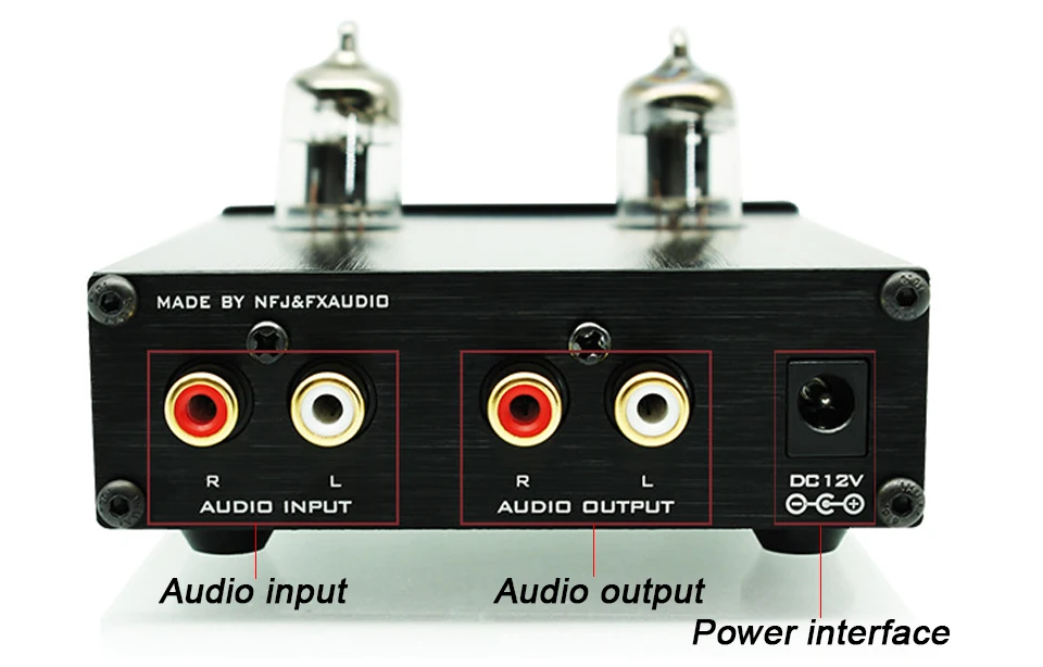 FX-Audio TUBE-03 мини-желчный предусилитель ламповый усилитель буфера HIFI аудио предусилитель ВЧ регулировка басов предусилители с 12В мощностью