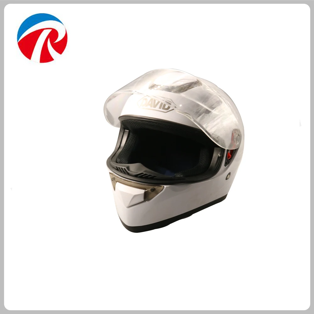 Дэвид Прохладный Стиль Белый Анфас Мотоциклетный шлем с защитой шеи|Шлемы| |