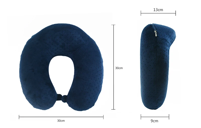 XC USHIO U-Shaped Memory Foam Travel Pillow Neck Cushion Portable Airplane Driving Nap Support Head Rest Health Care Decorative