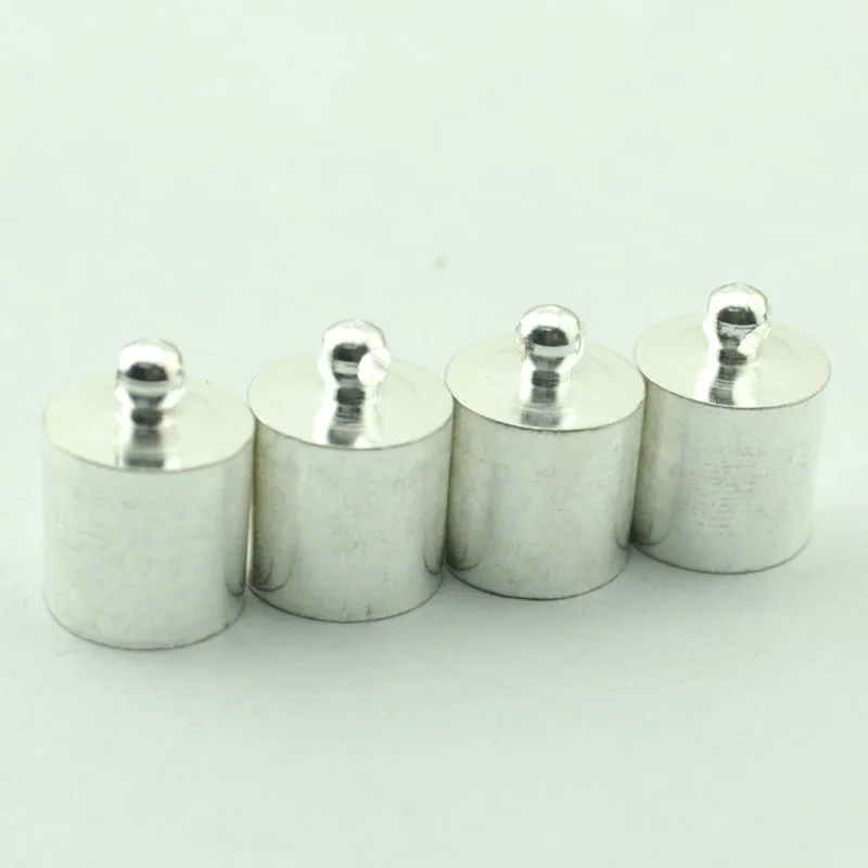 

TEVIDA R28 Silver Gold Clasps Hooks Cords End Caps Cord For Jewelry Making Bracelet Necklace DIY Jewelry Findings 6.5/7.5/9.5mm