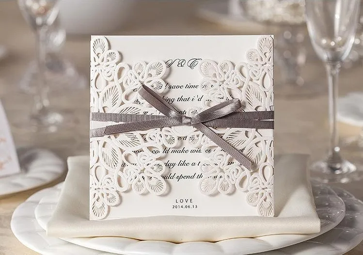 Персонализированные элегантный цветочный Рисунок лазерная резка дешевые