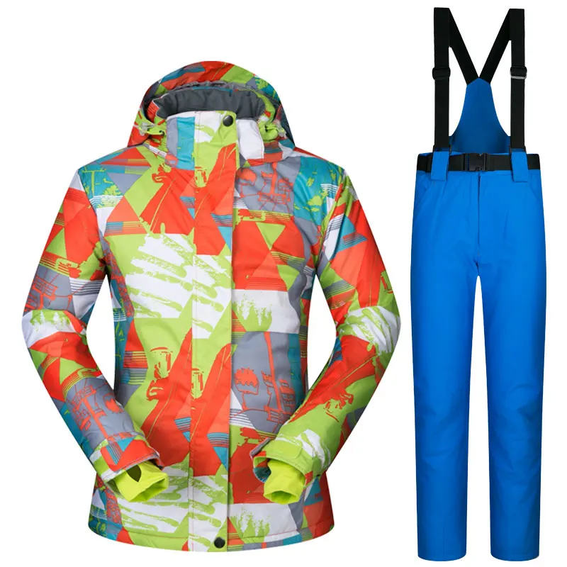 Hot Ski Suit Women's Brands Waterproof Windproof Jackets and Pants Climbing New Veneer Double Board Ladies | Спорт и развлечения