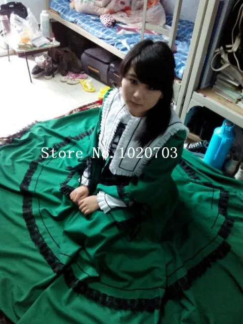 Женский костюм для косплея Rozen Maiden Suiseiseki зеленое платье|costume sword|costume vampirecostumes fairytale