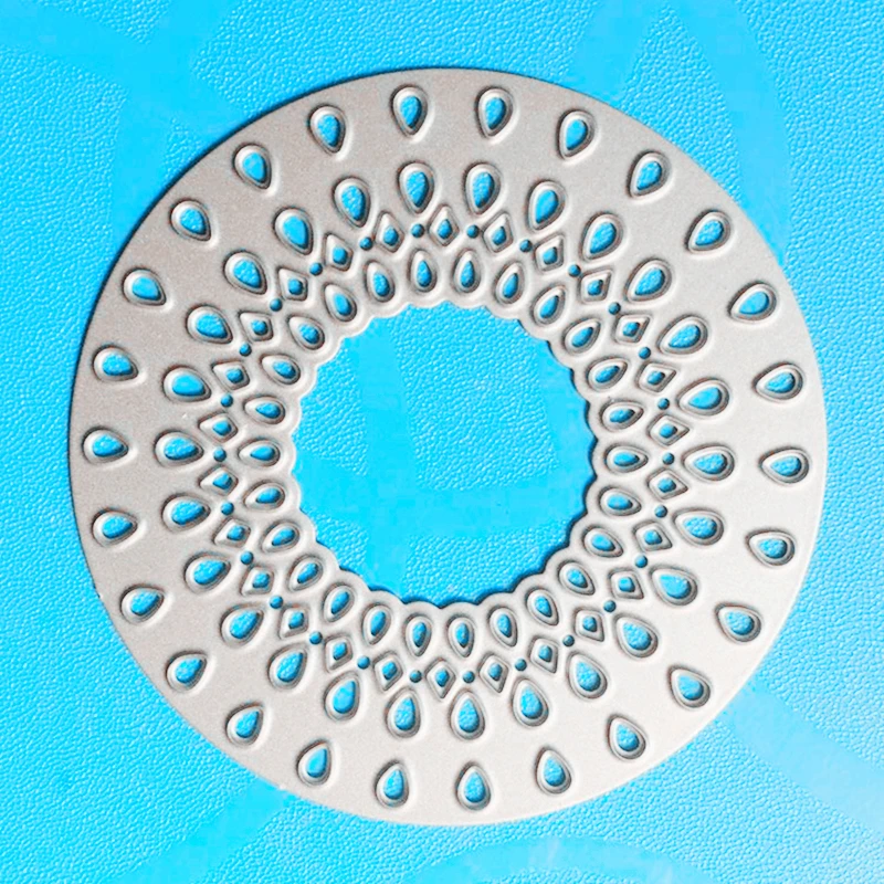 YLCD825 падение круг металла режущие штампы для трафареты скрапбукинга DIY альбом