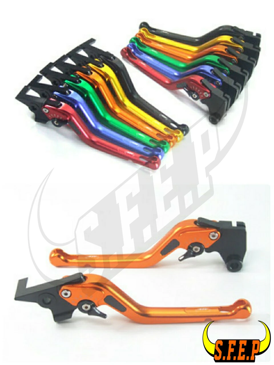 

3D Long CNC Adjustable Motorcycle Brake and Clutch Levers with Carbon Fiber Inlay For Suzuki GSXR750 2004-2005