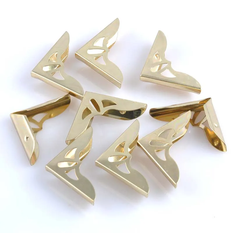 10 шт. металлические Альбомы для книг угловые протекторы коробки декора