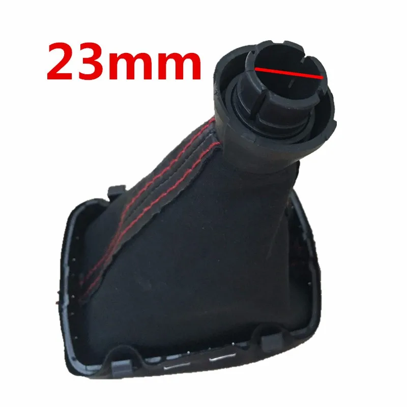23 мм 5/6 ручка переключения скоростей Gaiter Boot Рычажная ручка головка рукоятки крышка автомобиля Стайлинг Аксессуары для Audi A3 8L 2001-2003