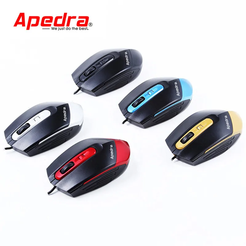 Apedra M5 Профессиональный Проводная оптическая Мышь 3 кнопки 1000 Точек на дюйм 1 2 m USB