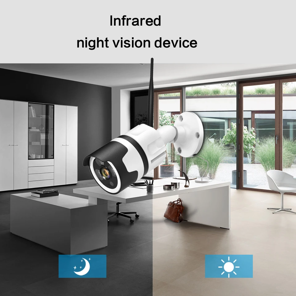 ZSVIDEO WIFI IP камера 5.0MP P2P Слот для sd-карты 3IR ночного видения CCTV наружная