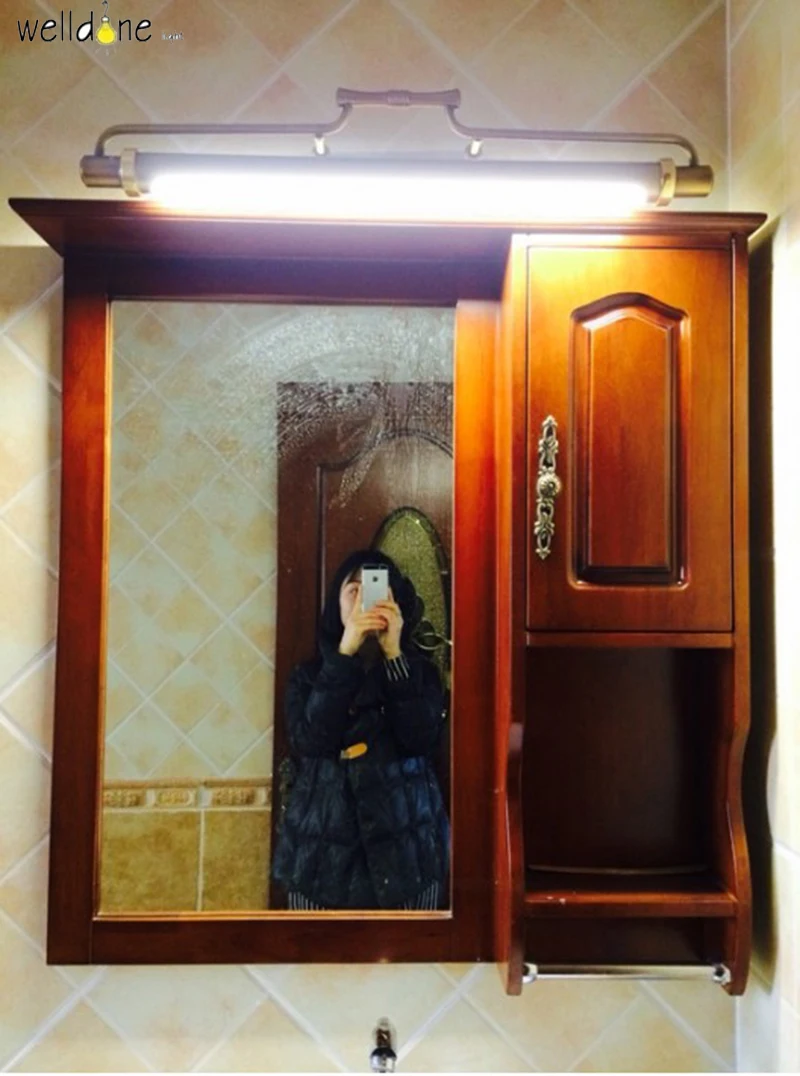 LED bathroom vanity mirror lamp 52.5CM alloy and acrylic waterproof light wall mounted | Освещение