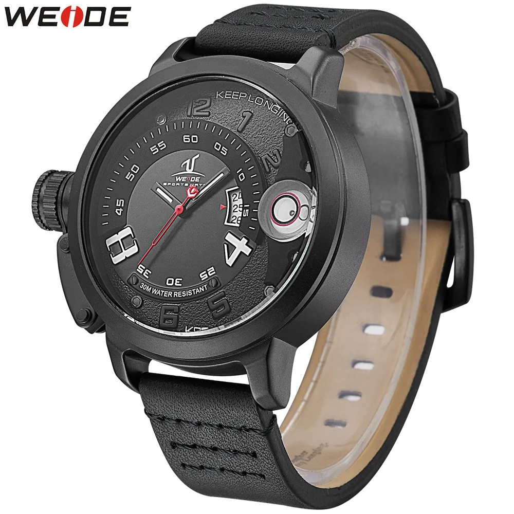 Часы наручные WEIDE мужские кварцевые люксовые брендовые модные спортивные
