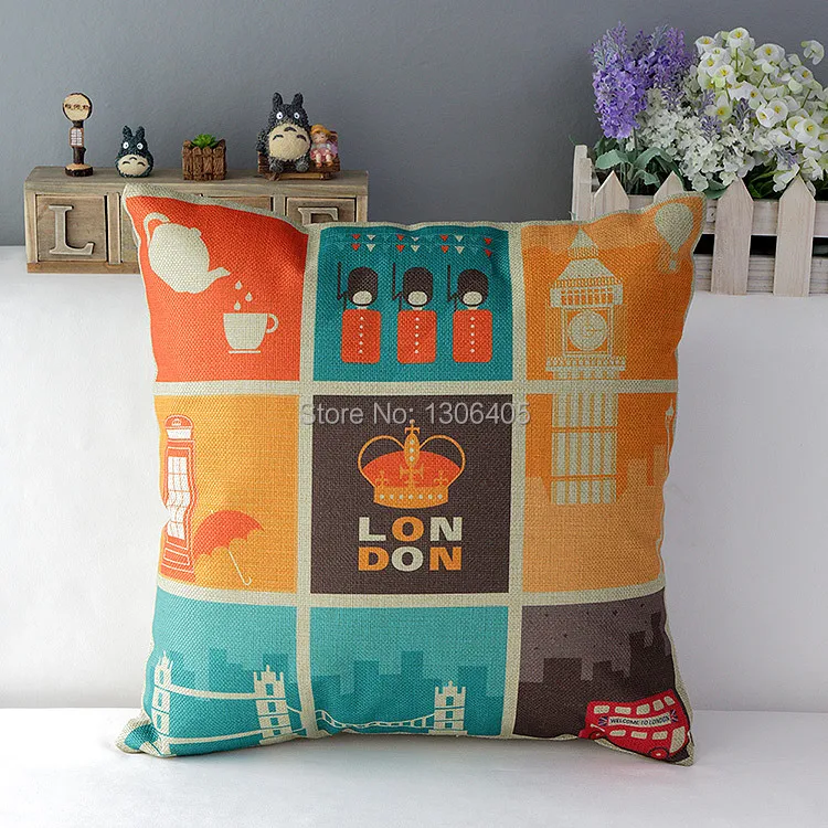 18 &quotпостельное белье из хлопка в английском стиле для подушек/Британский