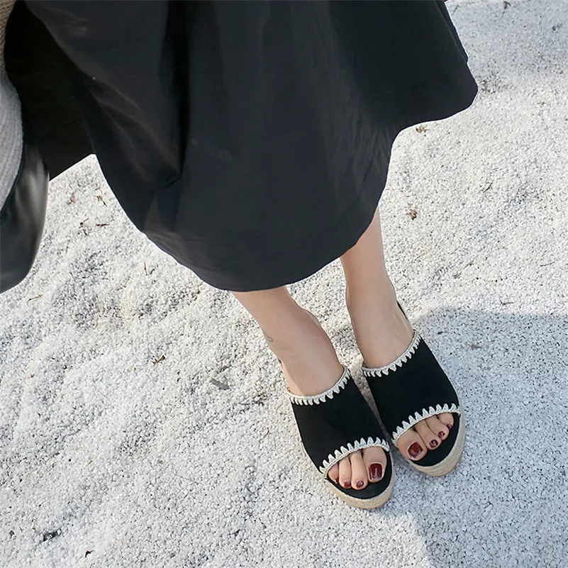 FEDONAS/Новинка сезон лето винтажная повседневная обувь на очень высоком каблуке и