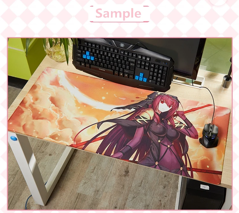 Аниме JK Fate apocripha Astolfo Rider Косплей коврик для мыши резиновый 40*90 см Коврик для мыши большой размер подарок